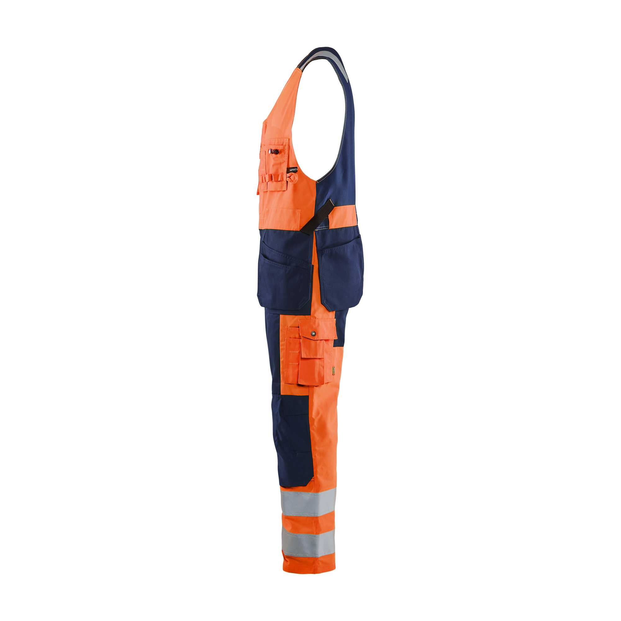 BLAKLADER 26531804 Hi Vis Sleeveless Overall Work Overall Men - polyester cotton blend